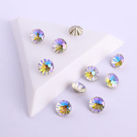 Millennium Series Round Shape Paradise Shine Glass Pointed Back Fancy Rhinestones WholesaleRhinestone