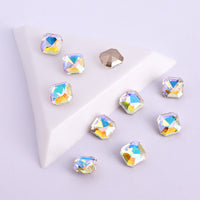 Paradise Shine Square Octagon Shape Pointed Back Fancy Rhinestones WholesaleRhinestone