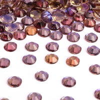 Aurora Gray Unfoiled Glass Flat Back Rhinestones WholesaleRhinestone