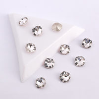 Crystal Round Square Shape Pointed Back Fancy Rhinestones WholesaleRhinestone