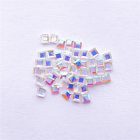 Square Shape Crystal AB Unfoiled Flat Back Fancy Rhinestones WholesaleRhinestone