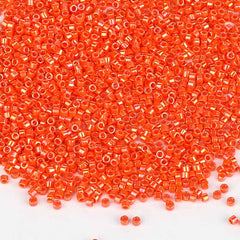 Miyuki Delica Seed Beads 11/0 Opaque Orange AB DB-161 WholesaleRhinestone