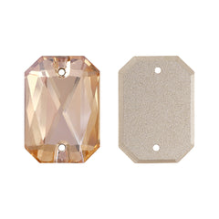 Golden Shadow Octagon Shape High Quality Glass Sew-on Rhinestones WholesaleRhinestone