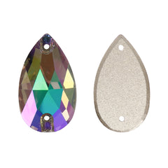 Ghost Light Drop Shape High Quality Glass Sew-on Rhinestones WholesaleRhinestone
