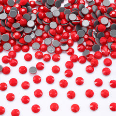 Red Porcelain Glass HotFix Rhinestones WholesaleRhinestone