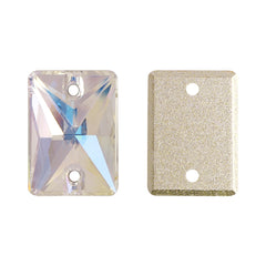 Moonlight Rectangle Shape High Quality Glass Sew-on Rhinestones WholesaleRhinestone