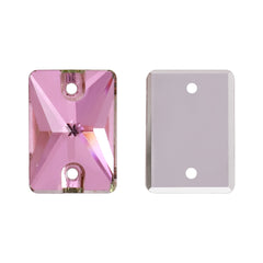 Vitrail Light Rectangle Shape High Quality Glass Sew-on Rhinestones WholesaleRhinestone