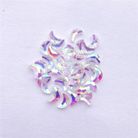 Moon Shape Crystal AB Unfoiled Flat Back Fancy Rhinestones WholesaleRhinestone