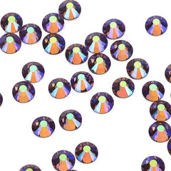 Light Amethyst AB Glass FlatBack Rhinestones In Bulk WholesaleRhinestone