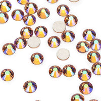 Champagne AB Glass FlatBack Rhinestones In Bulk WholesaleRhinestone