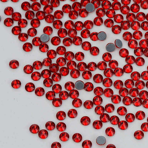 Siam Glass HotFix Rhinestones In Bulk