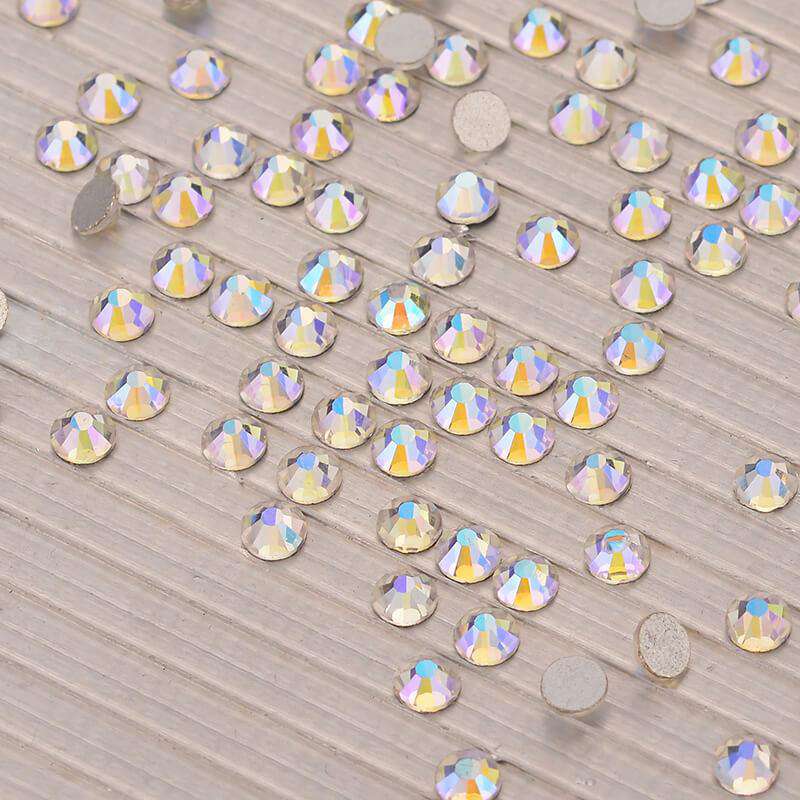 Starry Sky Glass FlatBack Rhinestones Silver Back WholesaleRhinestone