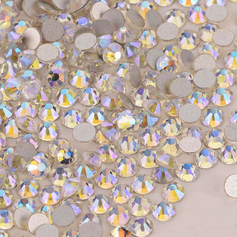 Starry Sky Glass FlatBack Rhinestones Silver Back WholesaleRhinestone